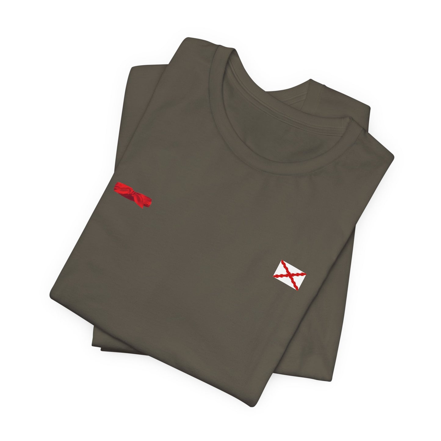 Camiseta manga corta Aspa de Borgoña Cruz de San Andrés   y  pañuelo hermandad Hispana