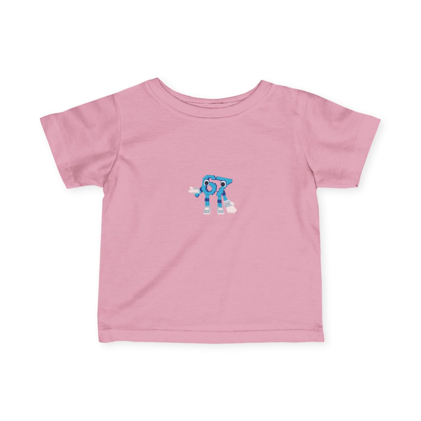 Camiseta niños SixSeven Infant Tee — Cute Blue Robot Graphic Baby Shirt