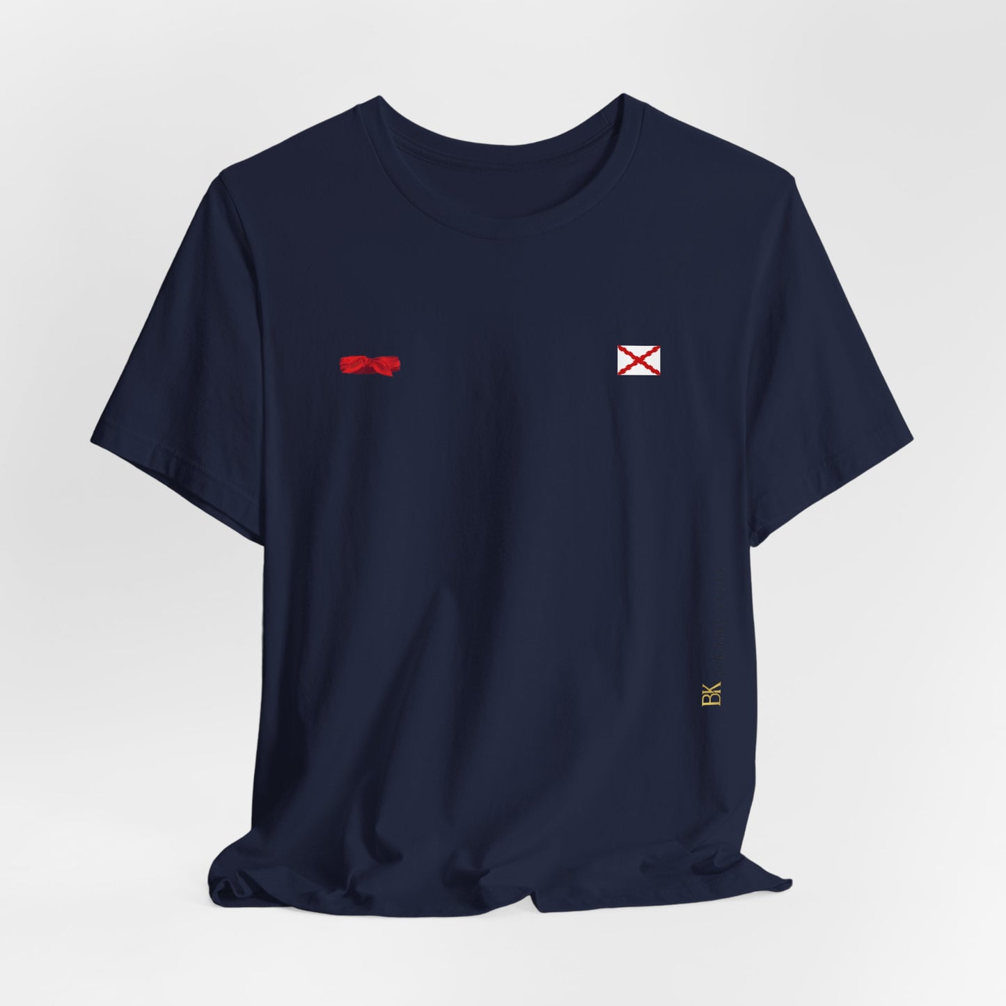 Camiseta manga corta Aspa de Borgoña Cruz de San Andrés   y  pañuelo hermandad Hispana