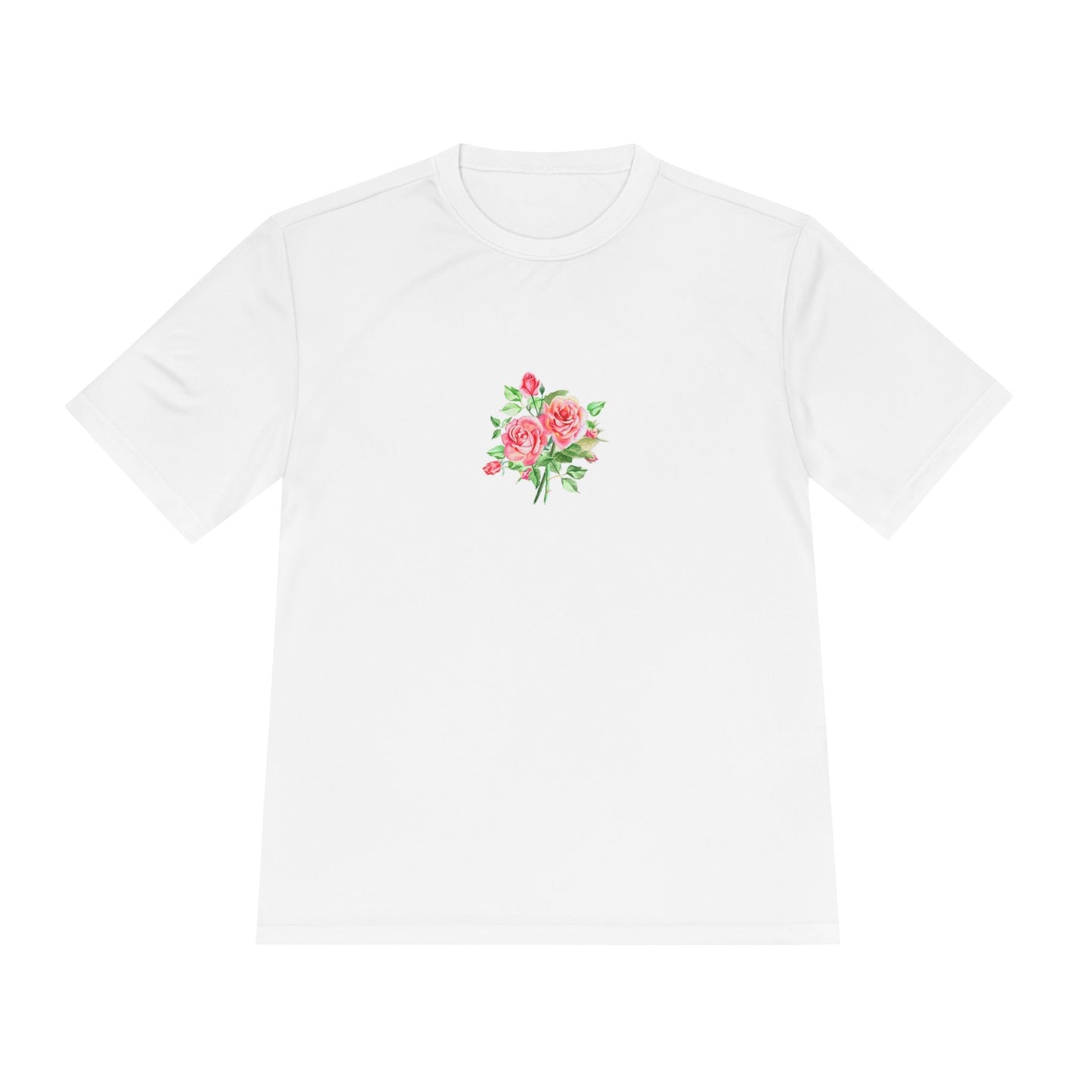 Camiseta mujer flor rosa  T-Shirt women