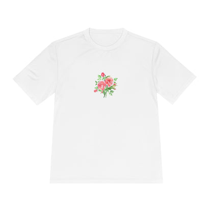 Camiseta mujer flor rosa  T-Shirt women