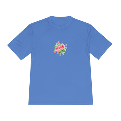 Camiseta mujer flor rosa  T-Shirt women