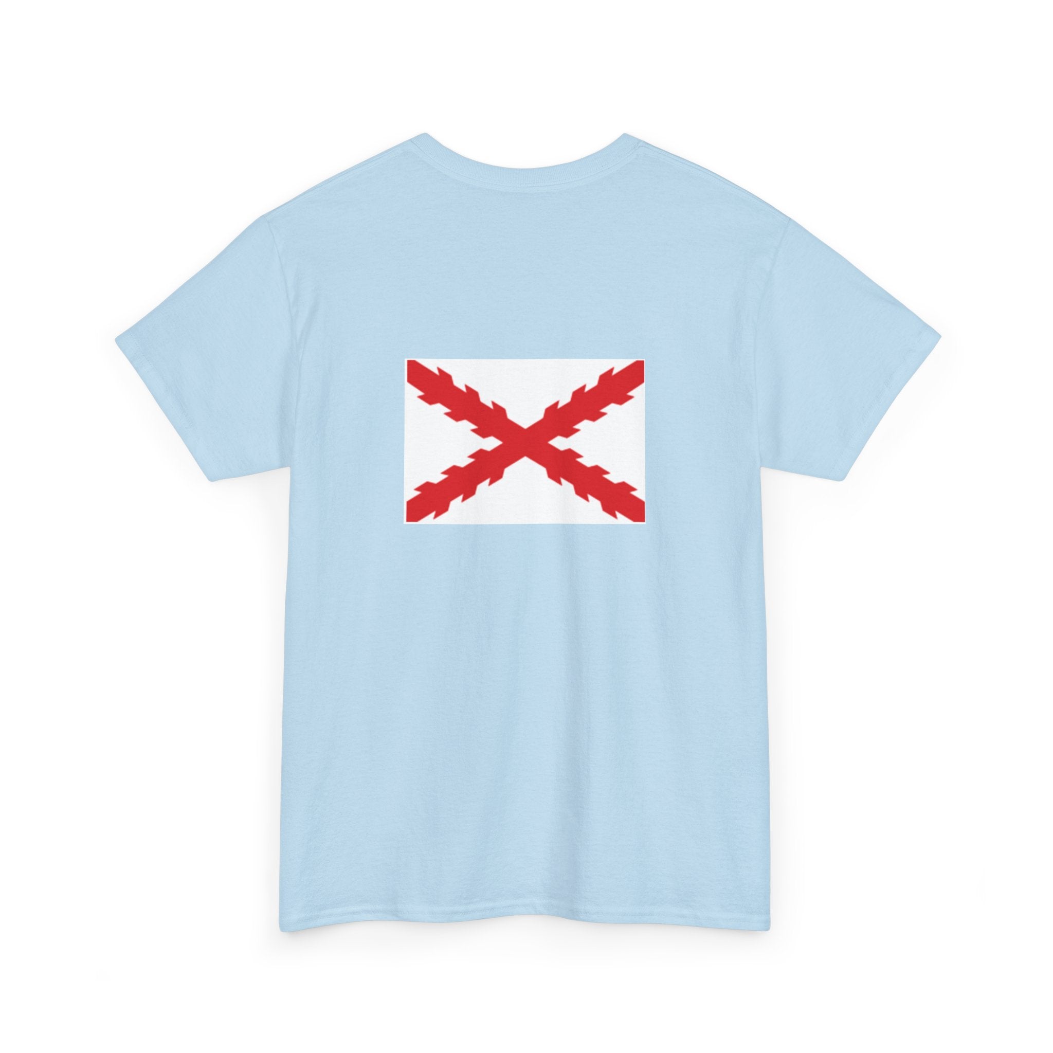 Camiseta manga corta Aspa Borgoña espalda