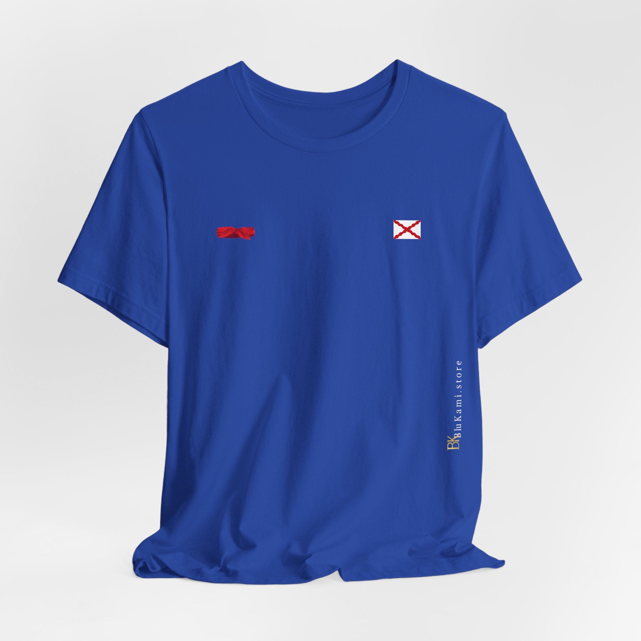 Camiseta manga corta Aspa de Borgoña Cruz de San Andrés   y  pañuelo hermandad Hispana