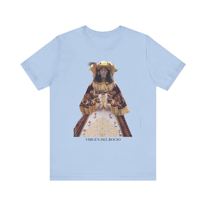 Camiseta manga corta Virgen del Rocío vestida de pastora.