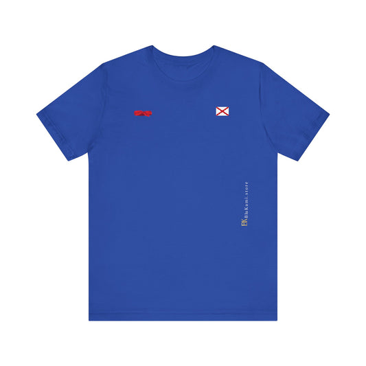 Camiseta manga corta Aspa de Borgoña Cruz de San Andrés   y  pañuelo hermandad Hispana
