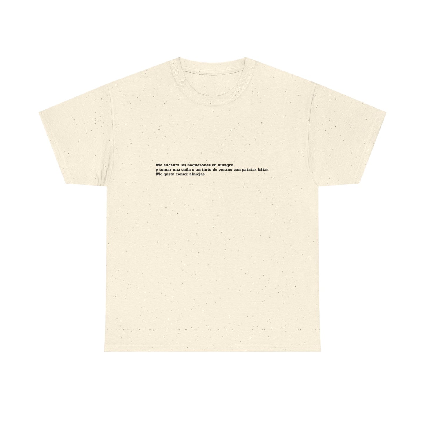 Camiseta manga corta Me gusta los boquerones en vinagre