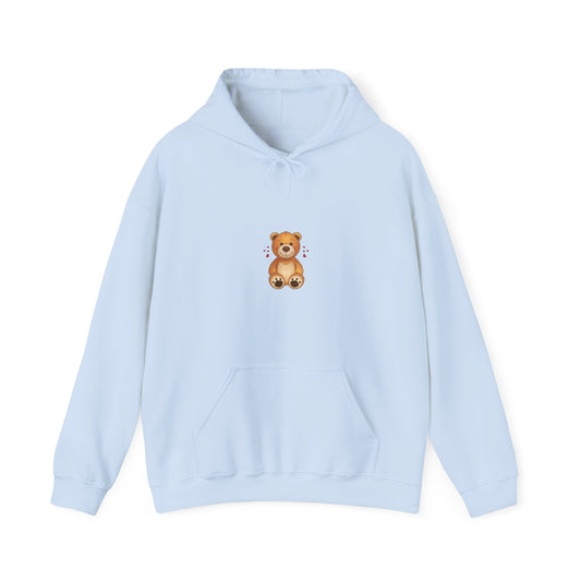 Cute Bear Graphic Unisex Heavy Blend Hooded Sweatshirt